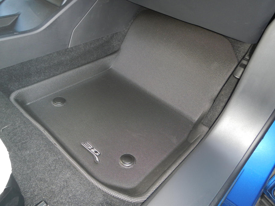 Kagu Floor Mat 3D MAXpider Custom Fit (Black) Compatible with Fisker Ocean 2024 - Front Row