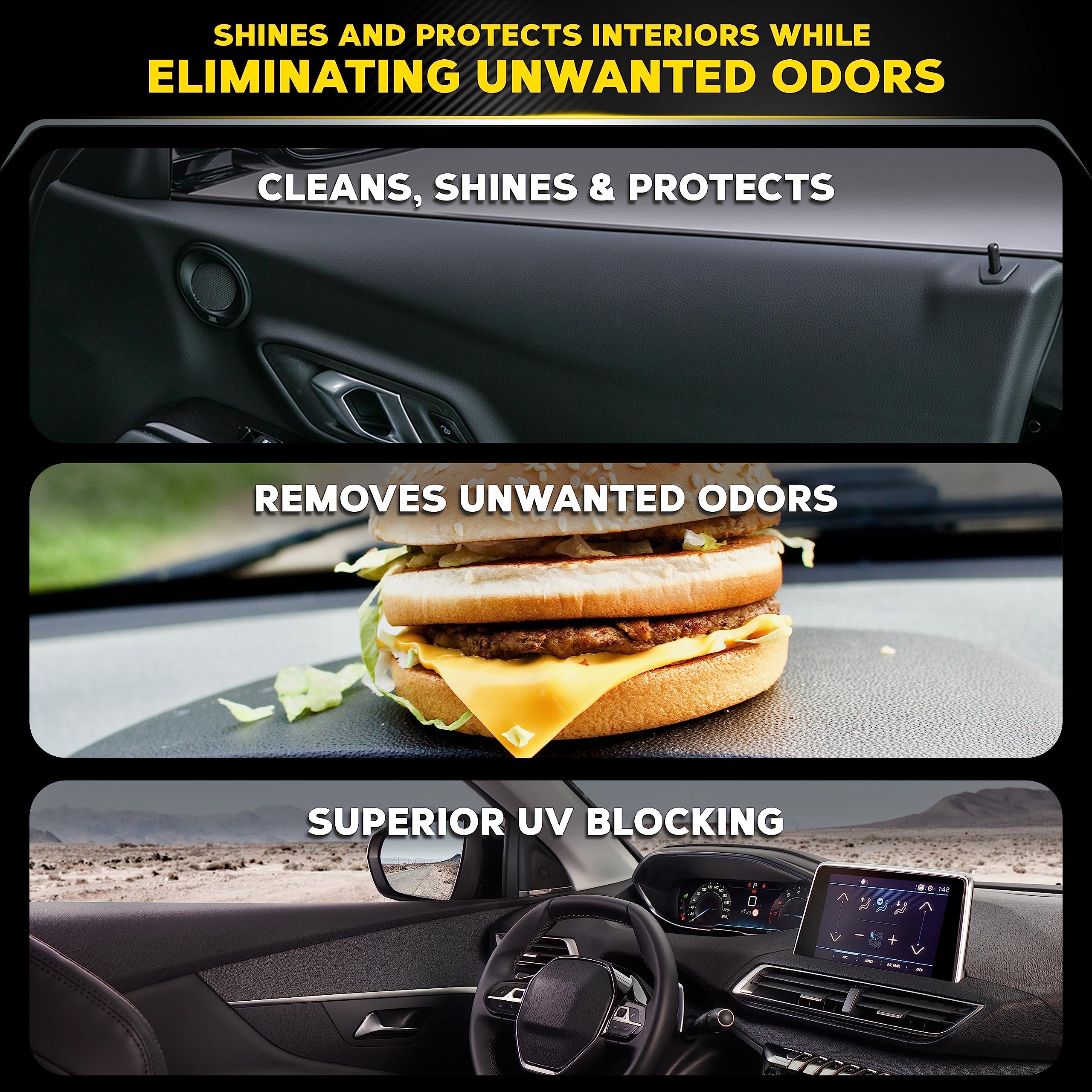 Meguiar's Protectant Wipes New Car Scent - Easy to Use Car Wipes that Protect and Freshen Your Car's Interior - Ideal for Car Detailing & Maintenance - 30 Ct