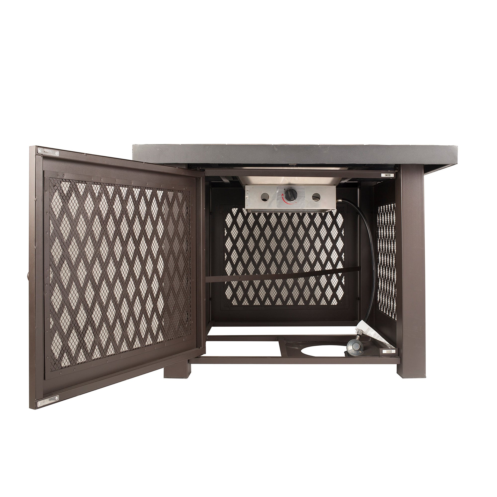 Walden Gas Fire Pit Table Pleasant Hearth OFG828T Propane