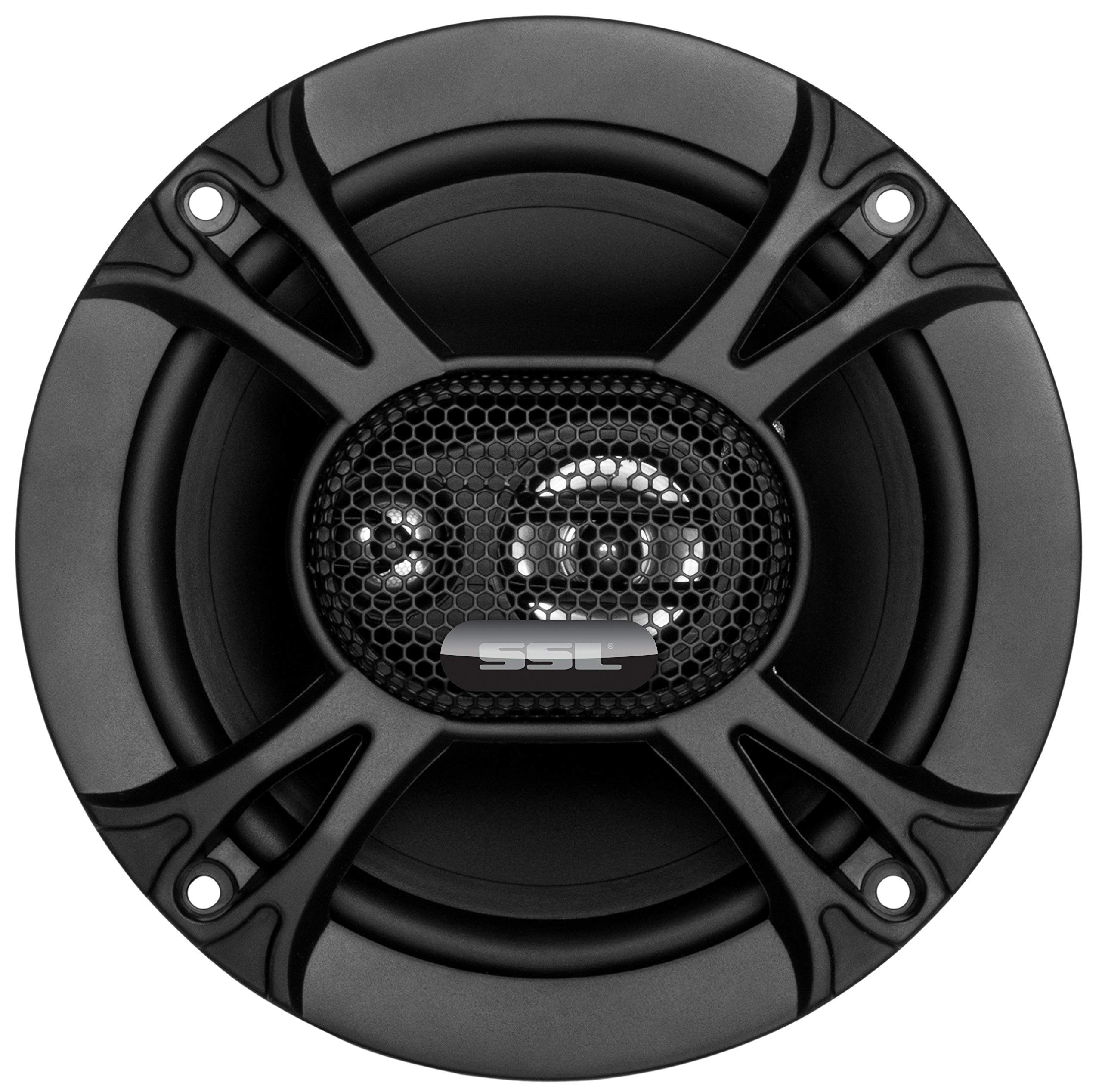EX365 Sound Storm Laboratories 6.5 Inch Car Door Speakers - 150 Watts (Pair), Coaxial, 3 Way, Full Range Audio, Sold in Pairs, Bocinas para Carro