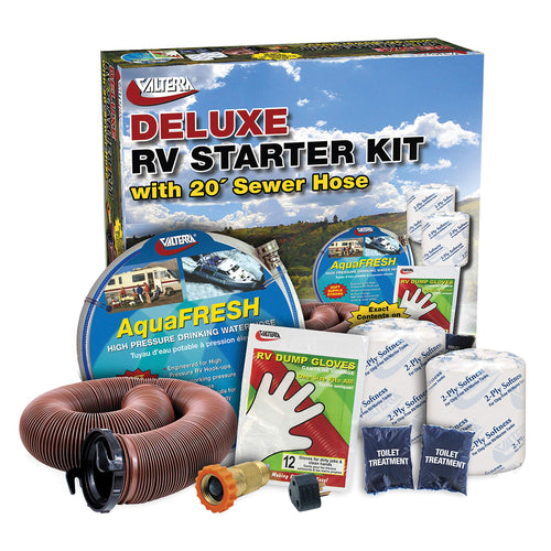 Deluxe Valterra RV Accessory Starter Kit with Pure Power