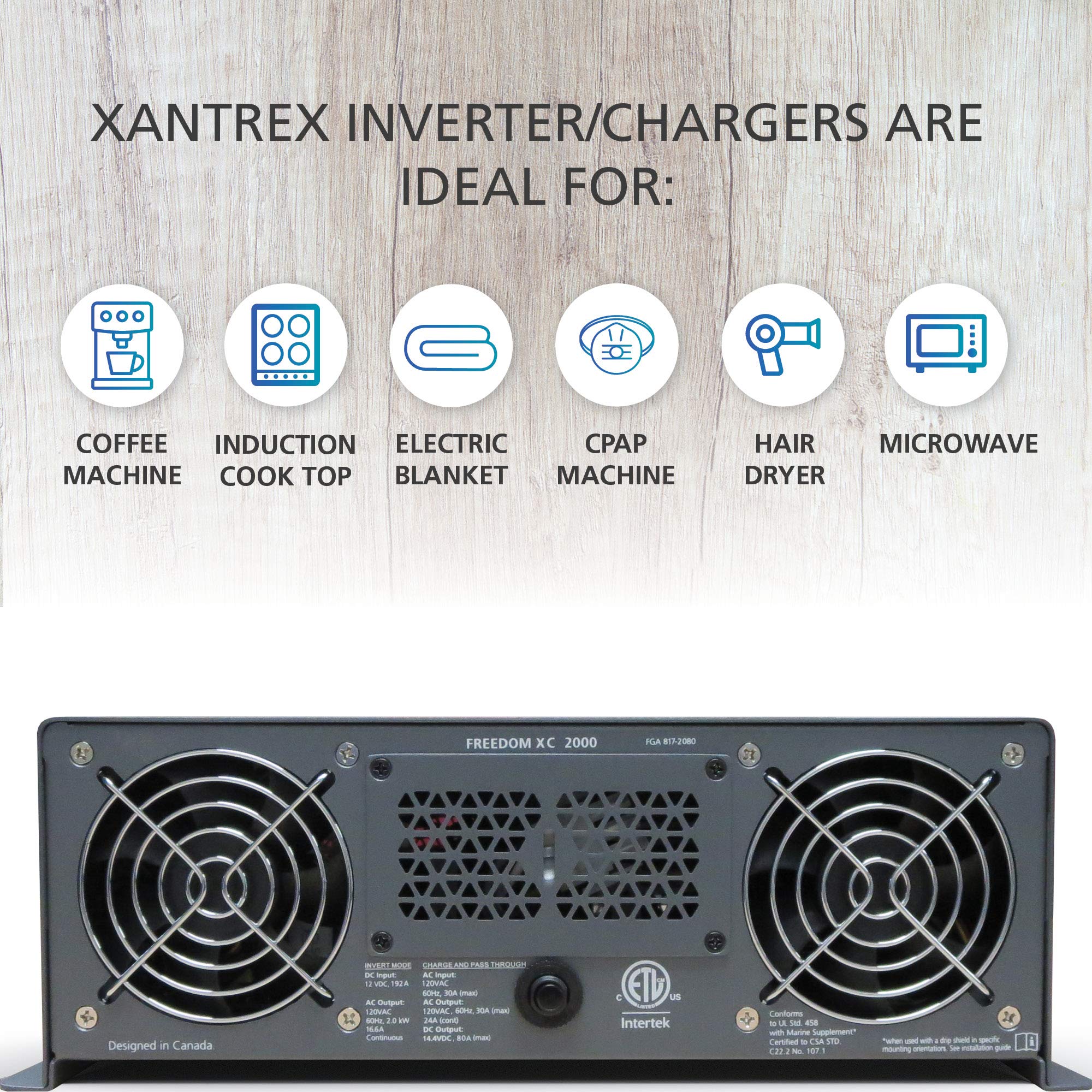 Freedom XC Xantrex 2000 817-2080 Power Inverter