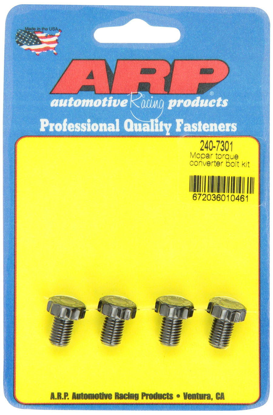 Black ARP 240-7301 Torque Converter Bolts