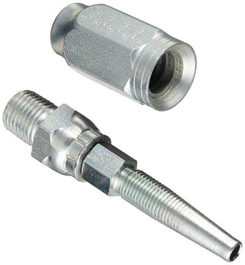 4C2AT-4RMPX Gates Field Attachable Type T for G2 Hose, 2 Wire, Male Pipe Swivel NPTF Without 30 Cone Seat, 1/4" ID, 3.18"