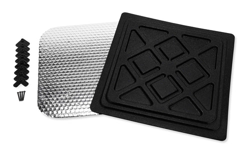 Camco 45652 Dual Vent Cover, RV Insulated Black | Adjustable Airflow Inside Your RV | Compatible with Standard 14-inch x 14-inch Ceiling Vents with Screws