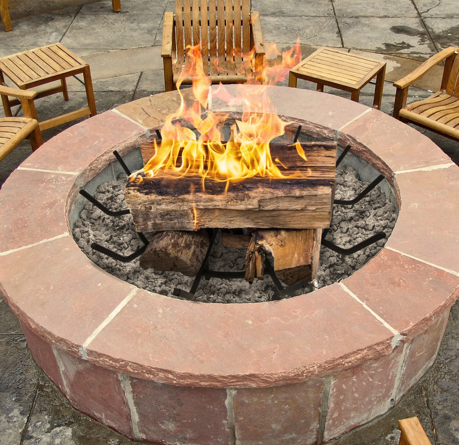 28" Steel Pleasant Hearth OFP28WG 1/2" thick Fire Pit Grate
