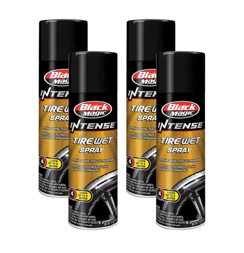 120079 Black Magic Intense Tire Wet, 17 oz. (Pack of 4)