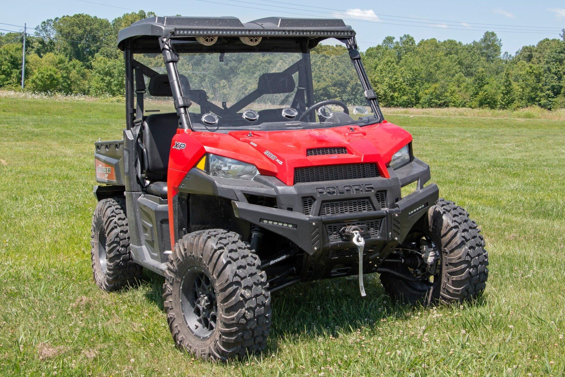 Full Vented Windshield Rough Country for Polaris Ranger - 98232010