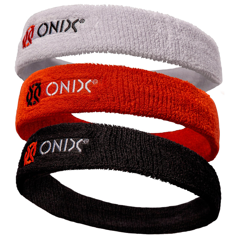 Black ONIX Pickleball Sweat Absorption Headband