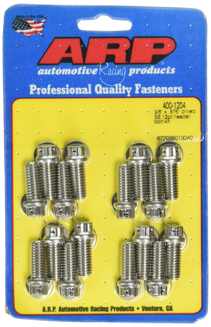 ARP 4001204 12-Point Stainless Header Bolt Kit - Pack of 16 300