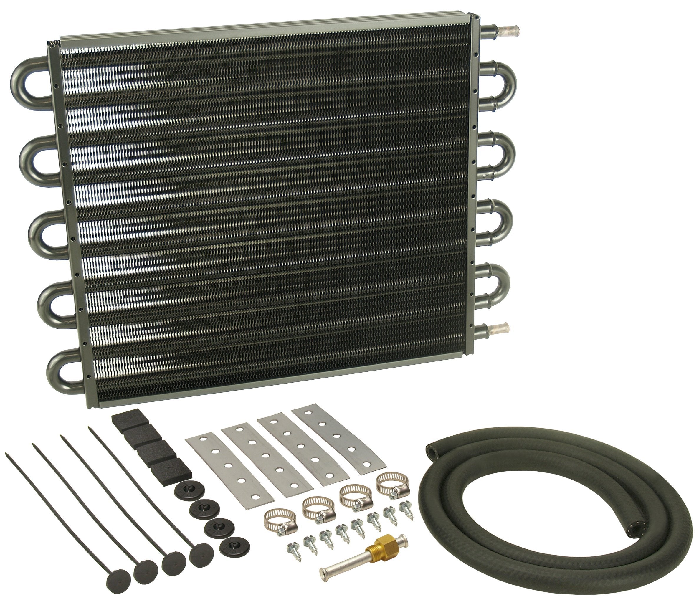 13105 Derale Series 7000 Transmission Oil Cooler , Black