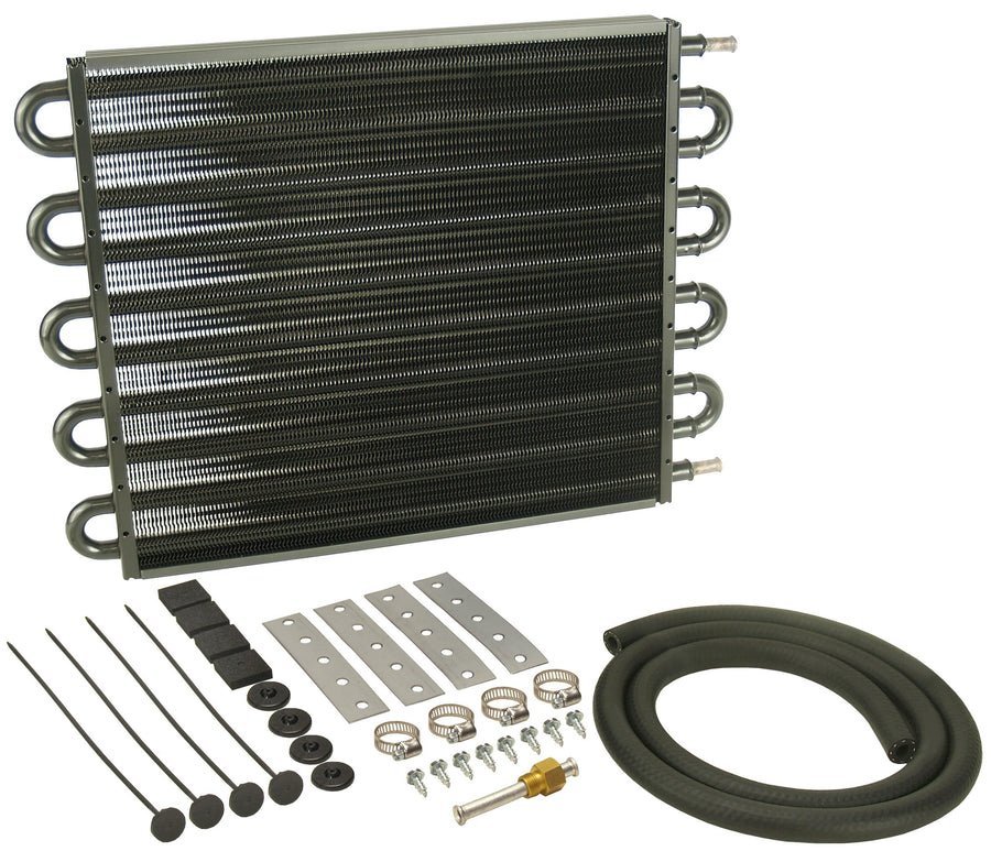 13105 Derale Series 7000 Transmission Oil Cooler , Black