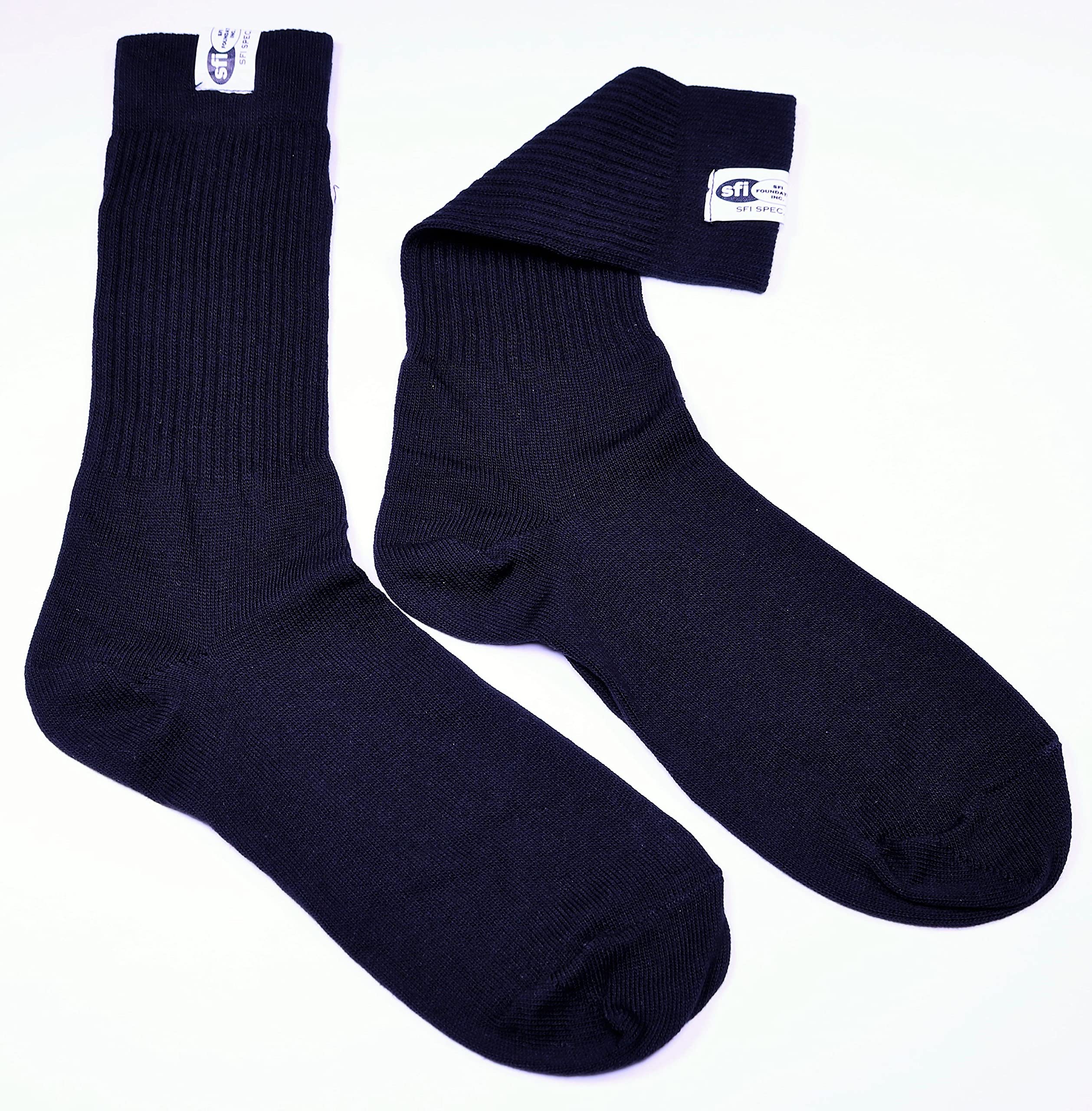 SFI 3.3 RaceQuip Socks Fire Retardant FR Black Small Shoe Size 5-7 411992