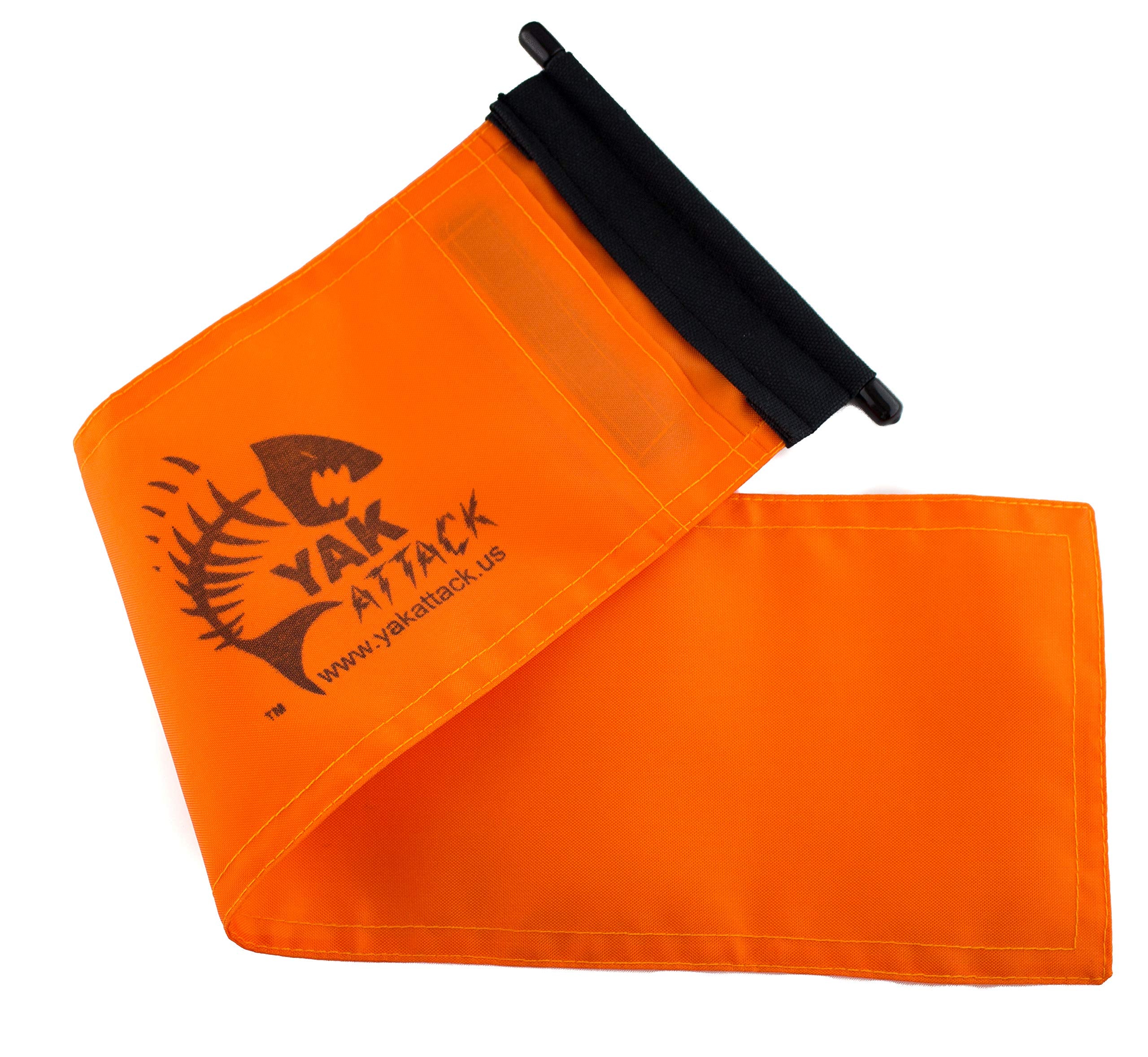 VisiCarbon Pro YakAttack Kayak Visibility Light with Flag | 48" Collapsible Safety Pole | LED Light, 100-Hour Runtime | MightyMount & GearTrac Ready (CPM) | Kayak Fishing Accessories