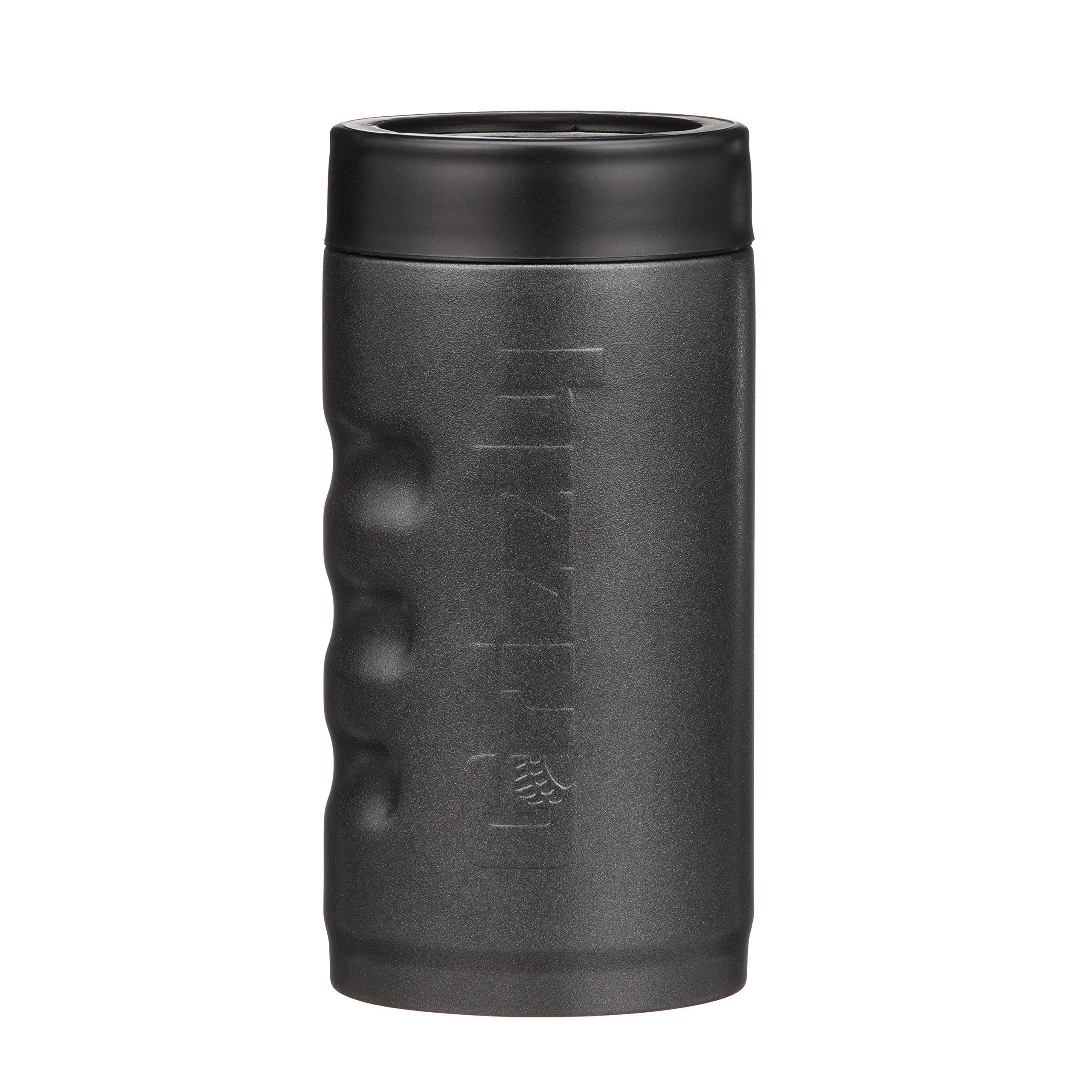 16 oz Grizzly Grip Pounder | Stainless Steel Vacuum Insulated Can Cooler | For 16 oz Tallboy Beer and Energy Drinks Reusable Durable | Charcoal