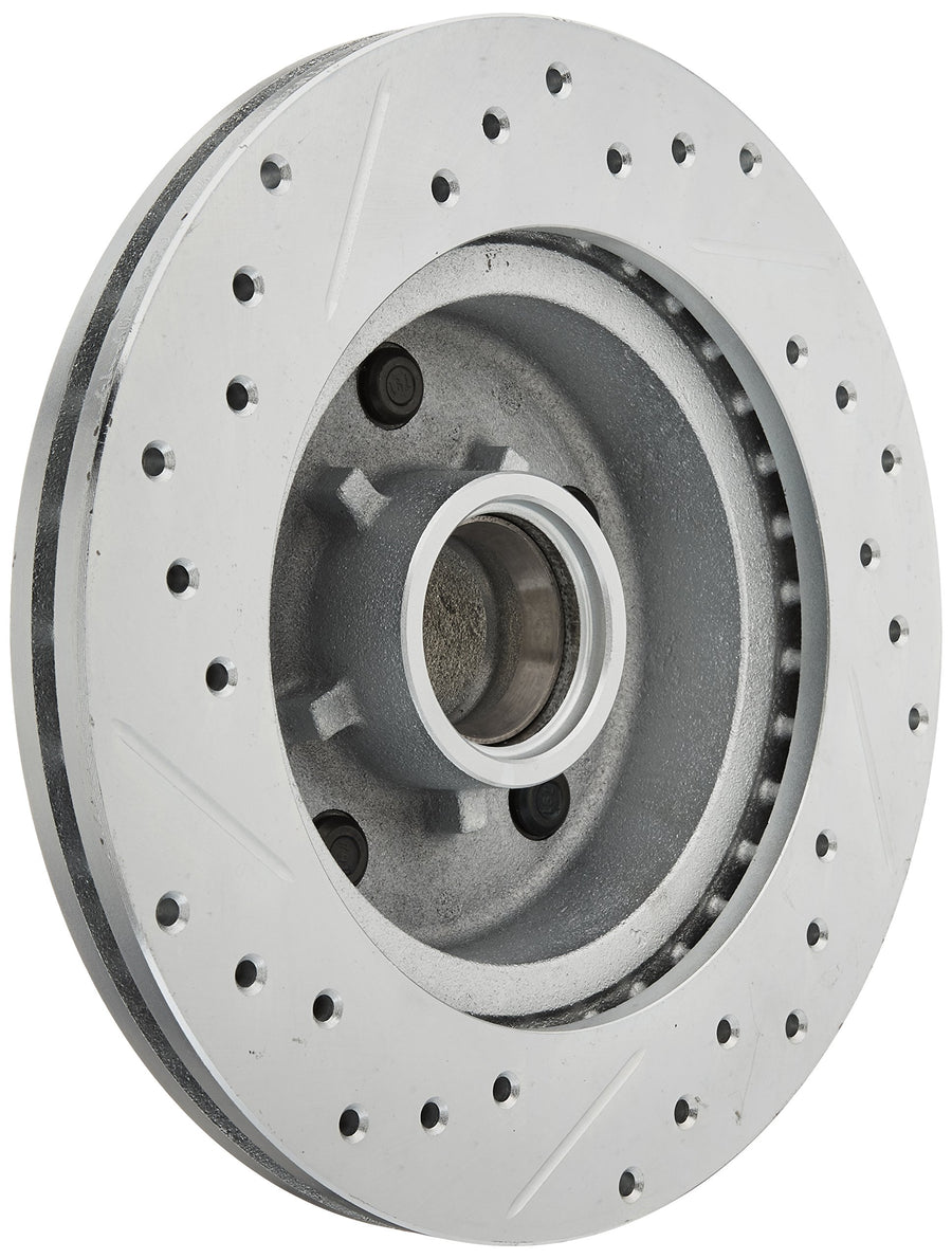 StopTech 227.62012L Brake Rotor Select Sport Drilled and Slotted; Front Left
