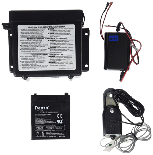Tekonsha Shur-Set III 20015 Lockable Breakaway System with Battery, Breakaway Switch and Charger