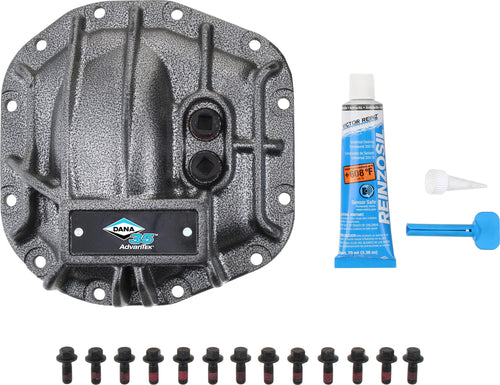 Spicer Nodular Iron 10044349 Rear Dana 35 AdvanTEK Differential Cover Compatible with Select Wrangler JL - Gray