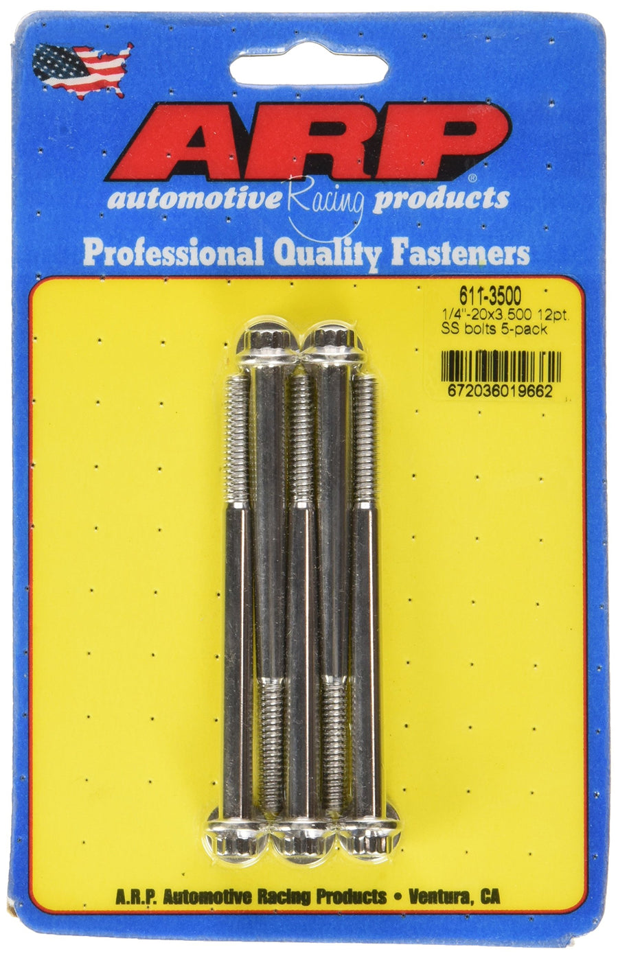 Stainless Steel ARP 611-3500 Bolt Kit