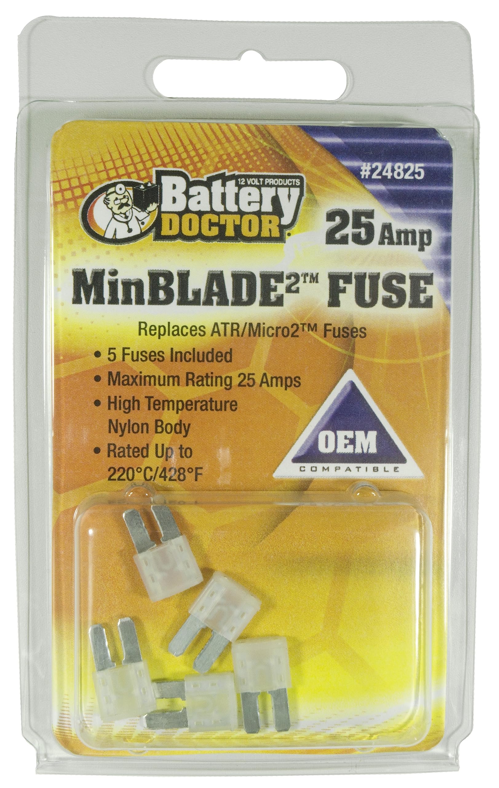 Fuse 25A Minblade Wirthco Engineering Inc 5-Pack