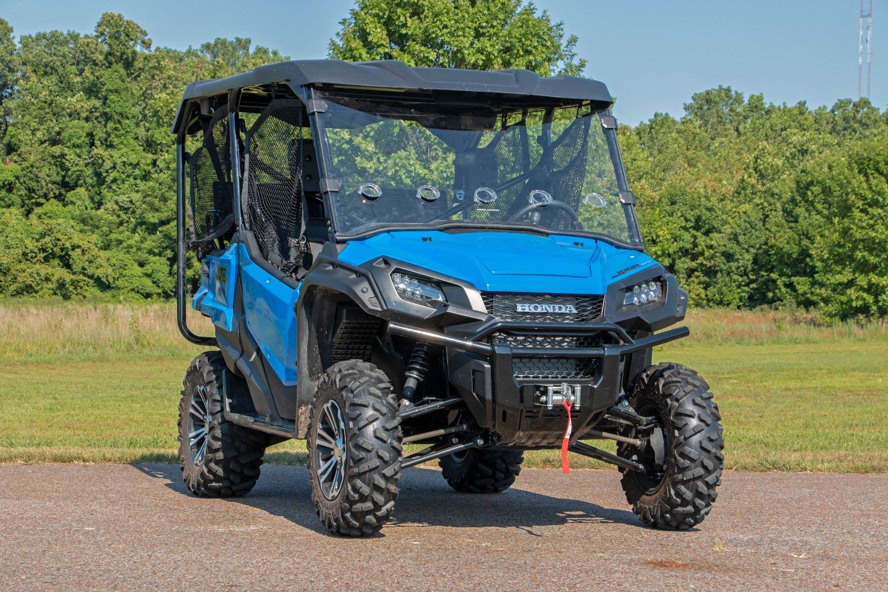 Vented Rough Country Front Windshield for Honda Pioneer 1000-98262020