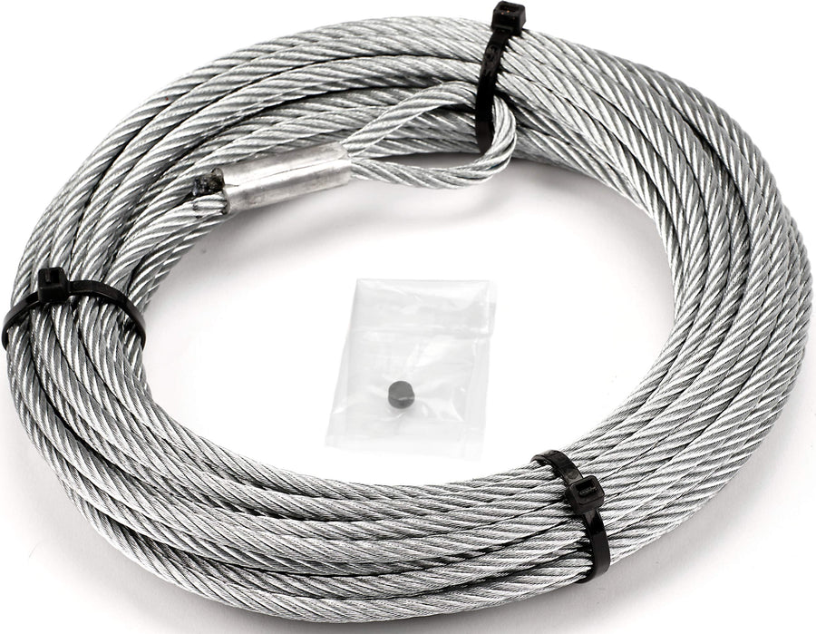 100972 WARN Service Part - Wire Winch Rope Replacement Kit, Fits: AXON and VRX Winches - 7/32" x 50'