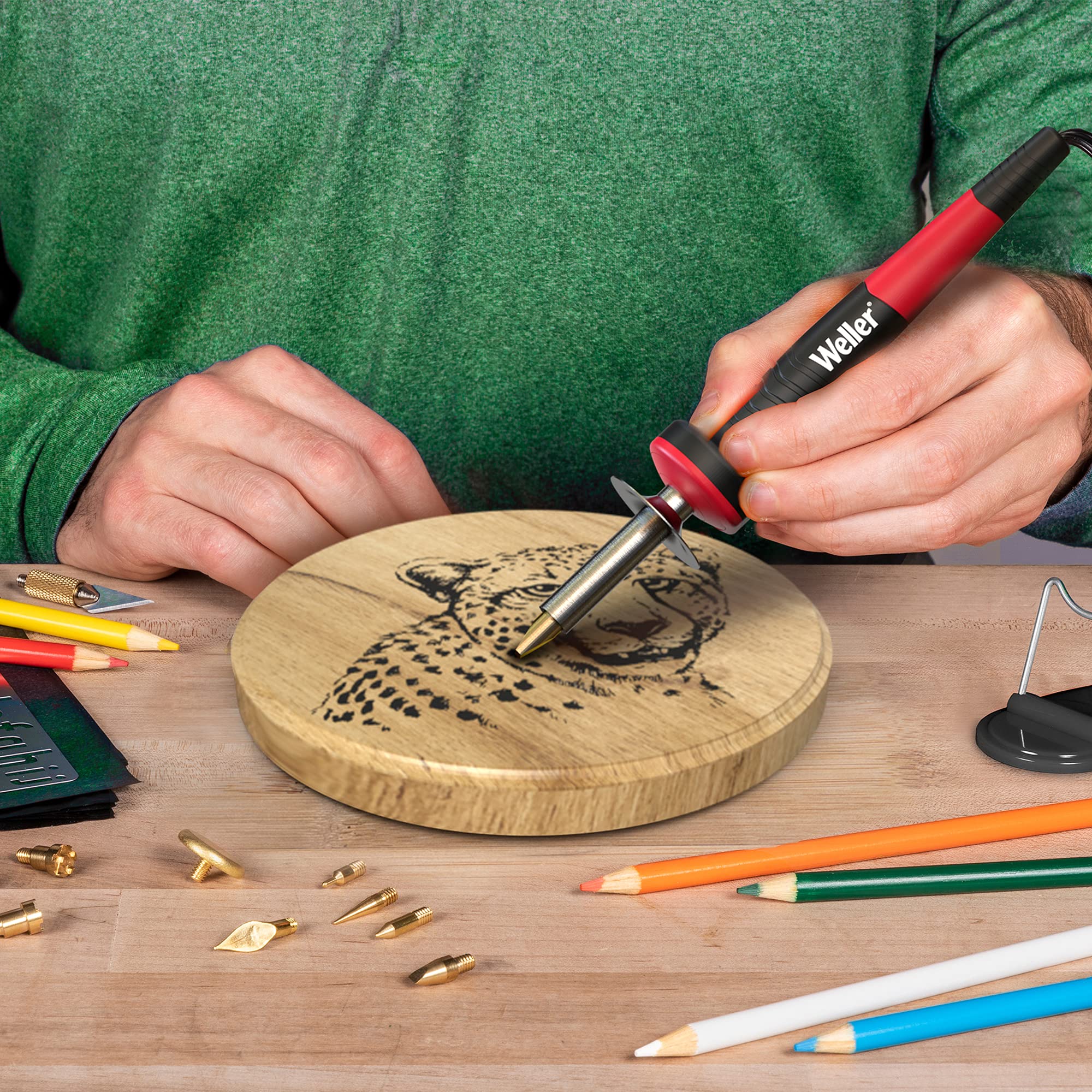Weller Woodburning Project Kit Create Your Own, 28 Piece - WLPROWB128A