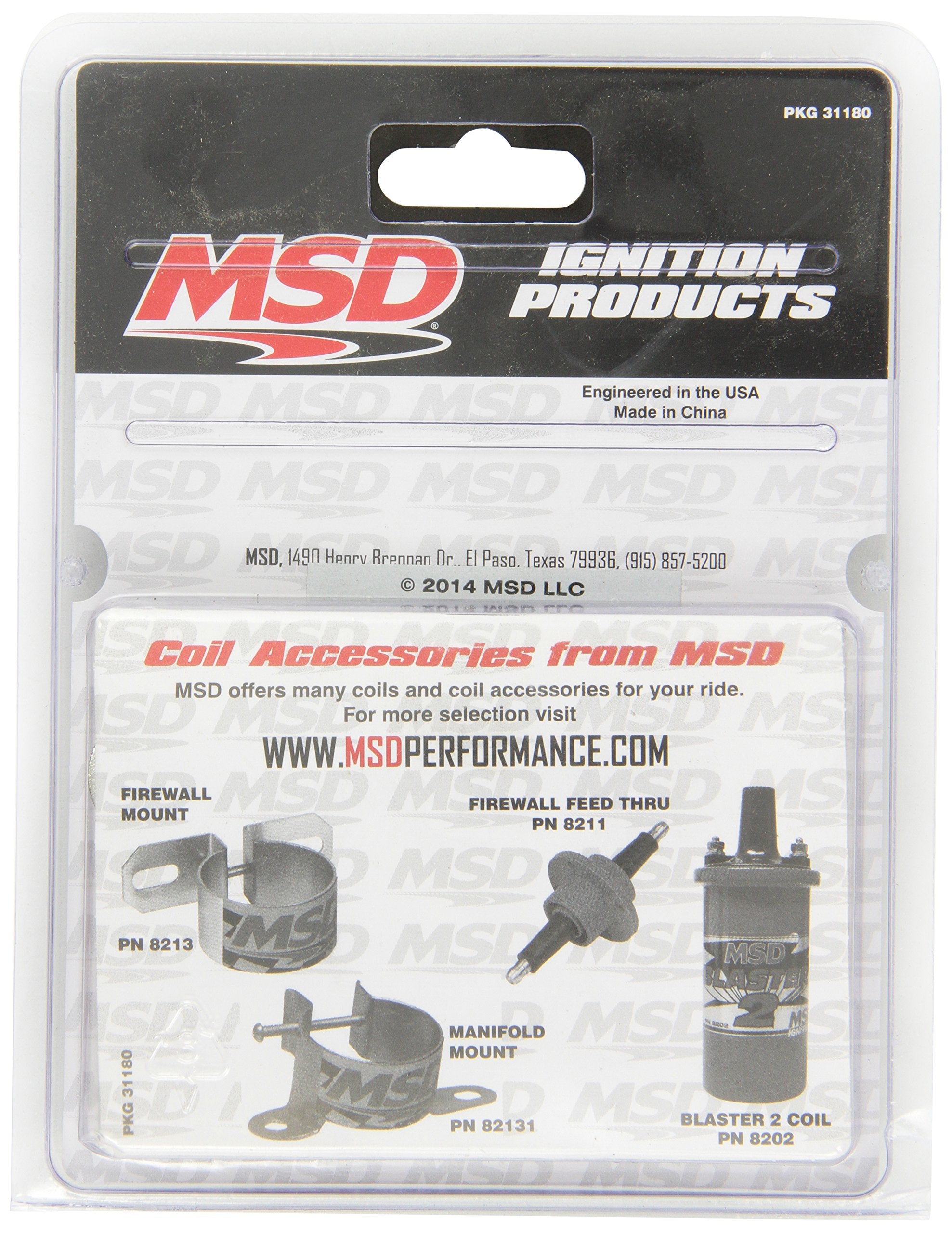 Ignition MSD 82131 Coil Bracket