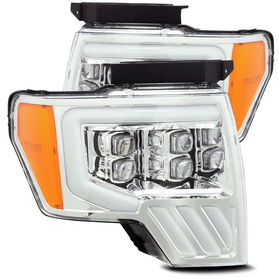 880191 AlphaRex USA Nova Series LED Projector Headlights fits Ford F-150,Clear