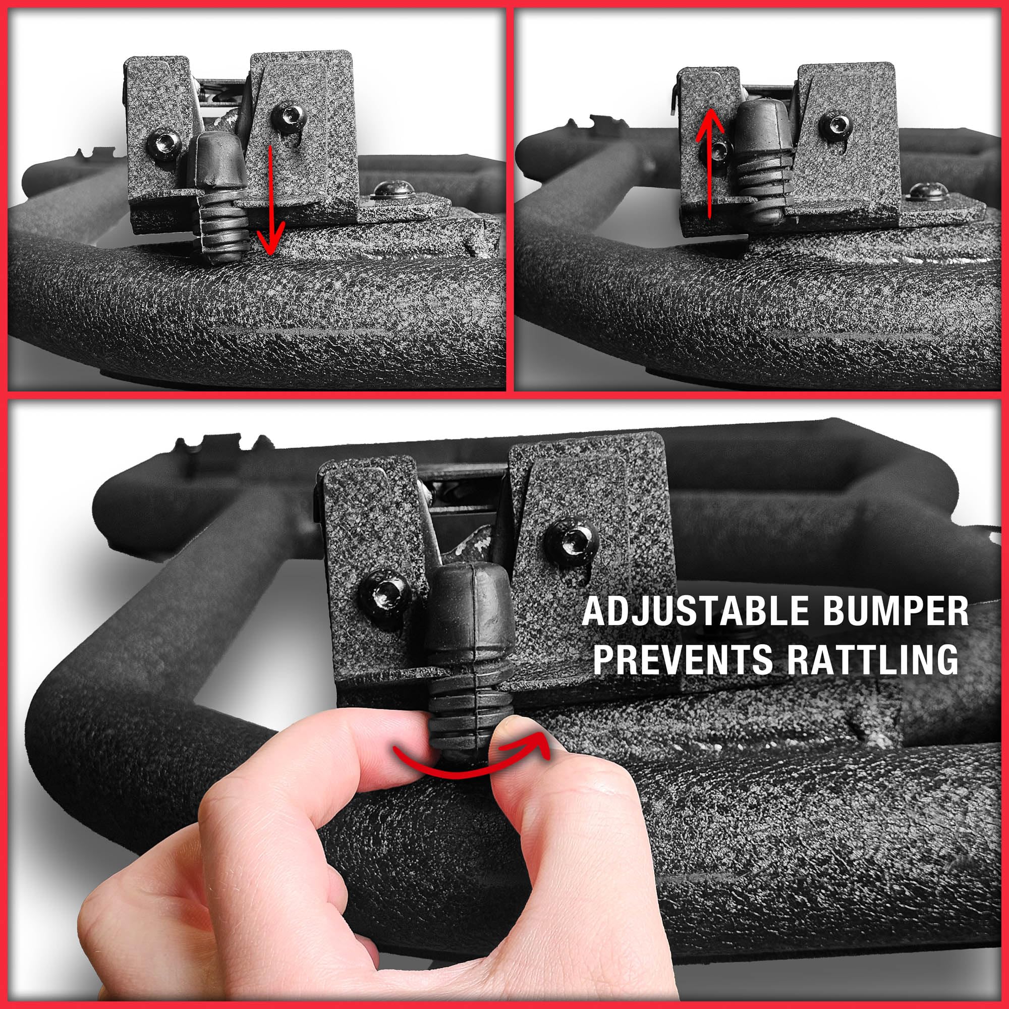 2-Door EZ4X4 Aluminum Half Tube Doors for JL Wrangler 2018-2023 Patent Pending