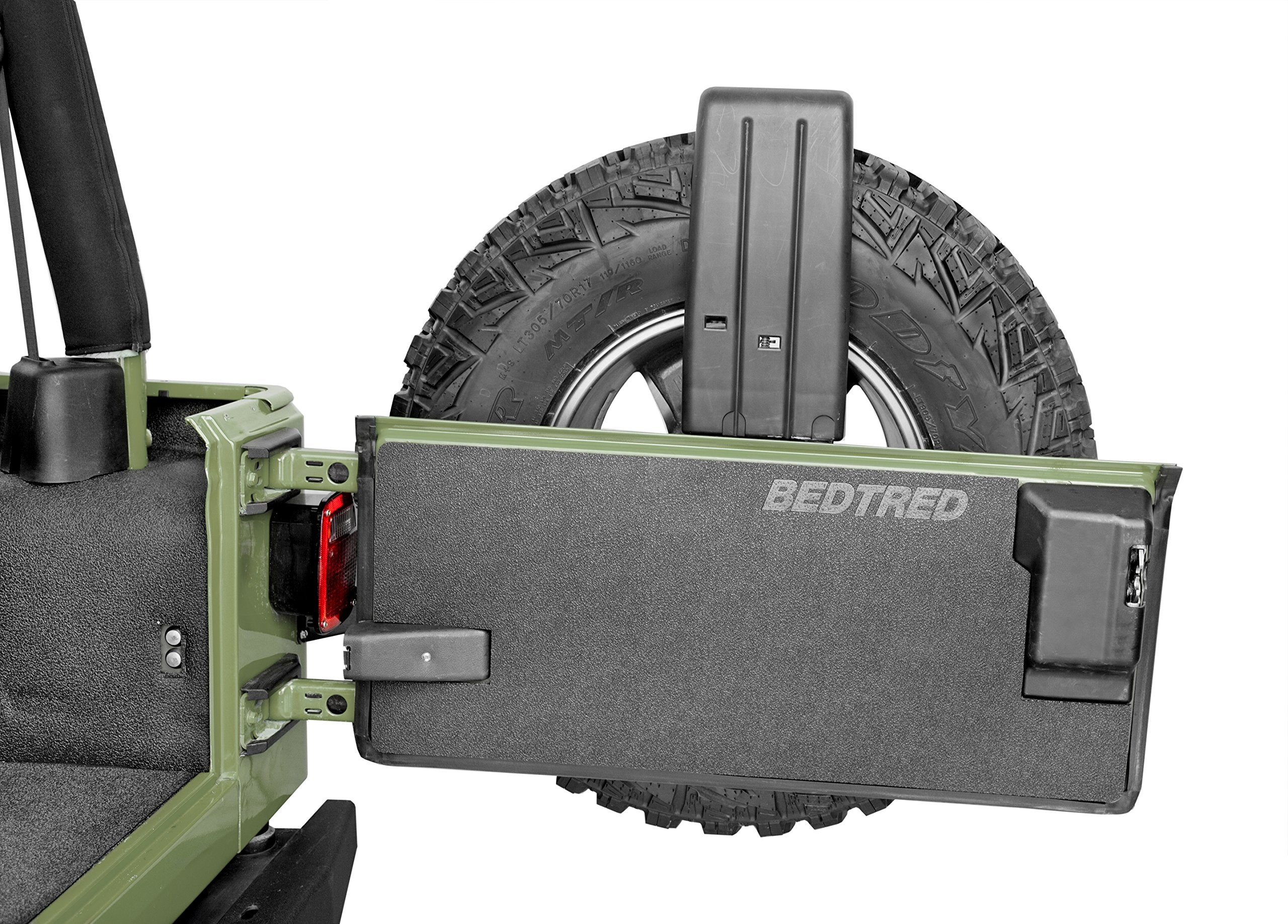 Jeep BedRug Kit - BedTred BTTJ97R fits 97-06 TJ 97-06 REAR 4PC CARGO KIT (INCLUDES TAILGATE)