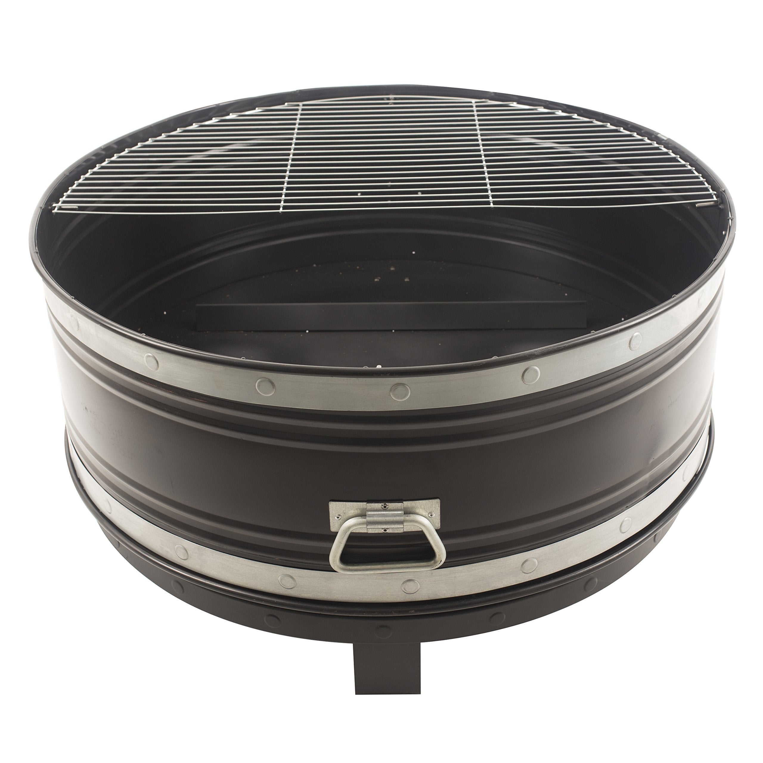 Colossal Pleasant Hearth OFW651R Fire Pit, Black