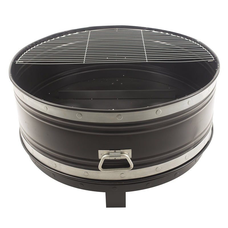 Colossal Pleasant Hearth OFW651R Fire Pit, Black