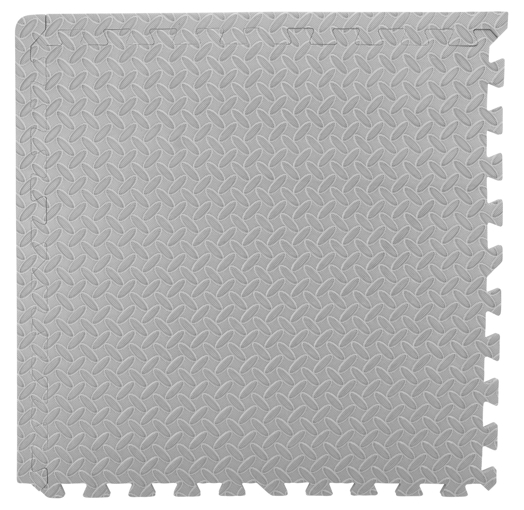 24-Inch X 24-Inch Performance Tool W88989 Protective Diamond Shape Anti-Fatigue Interlocking Floor Mat (24 Square Feet), Grey