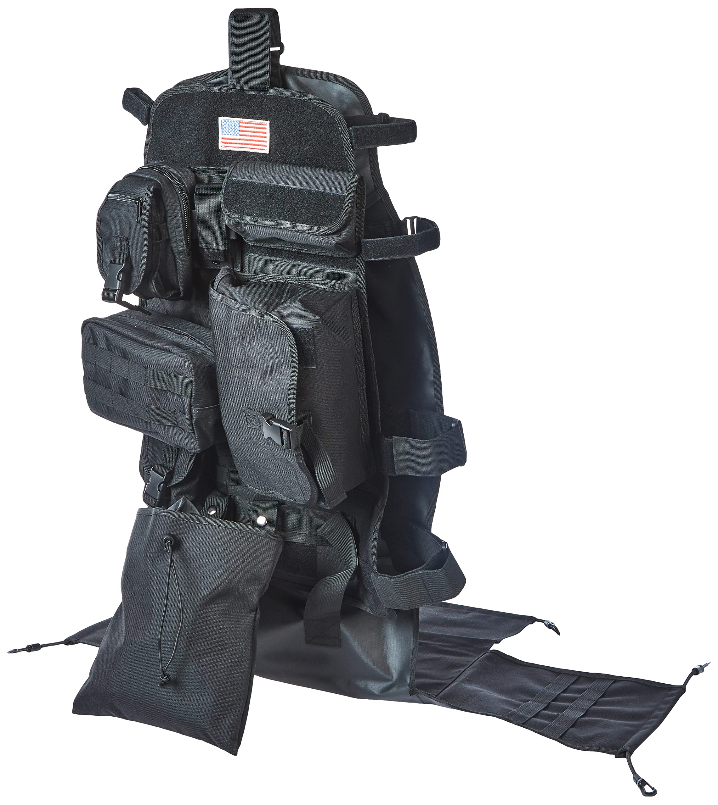 Rugged Ridge Seat Cover, 13236.01 Front, Cargo, Black; 76-Current Jeep CJ/Wrangler/Gladiator