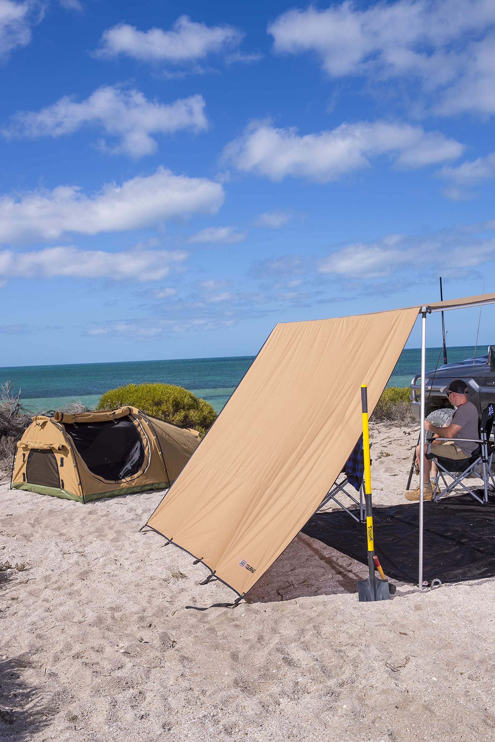 Front ARB 813107 Awning Windbreak 2500 mm / 98 in with Fire Retardant