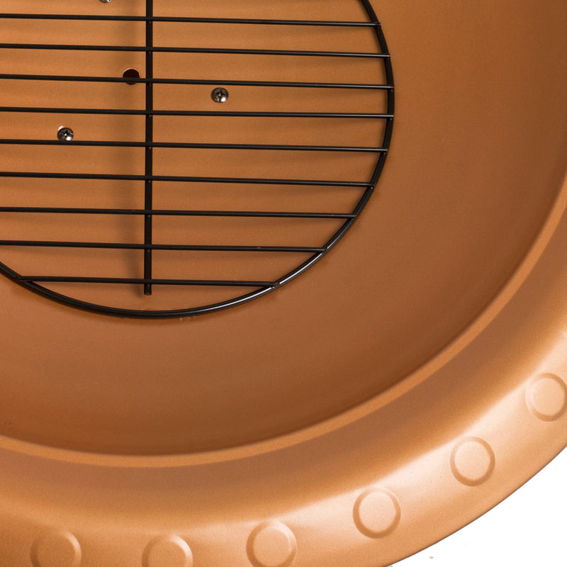 Brentwood Fire Pit Pleasant Hearth with Cooking Grid OFW327RC