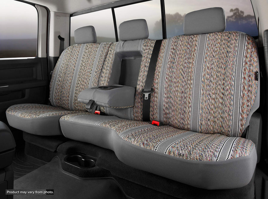 Custom Fit Fia TR42-21 GRAY Rear Seat Cover Split Seat 60/40 - Saddle Blanket, (Gray)