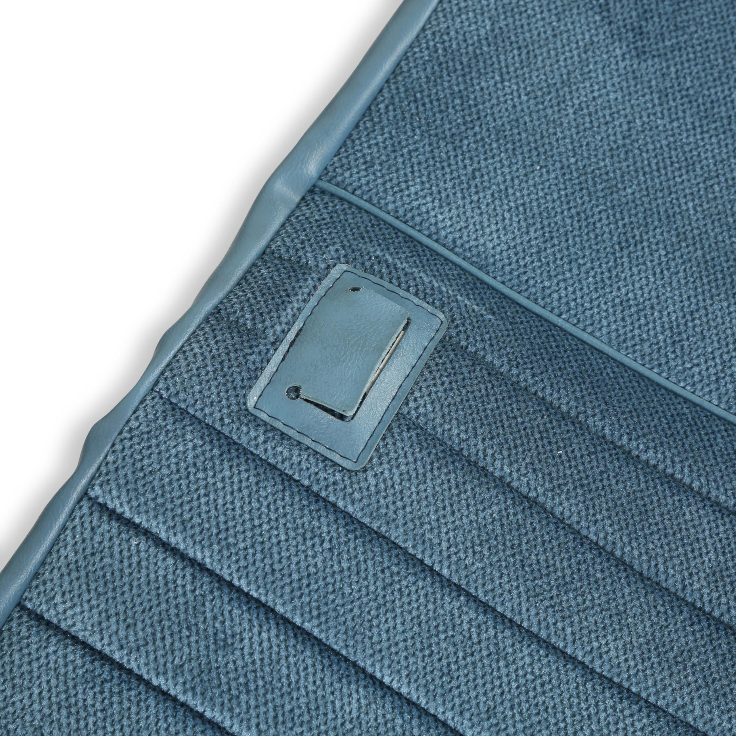 UP87C01MEDBLUE Brothers Trucks Seat Cover-Front Bench-Med Blue Vinyl/Blue Velour