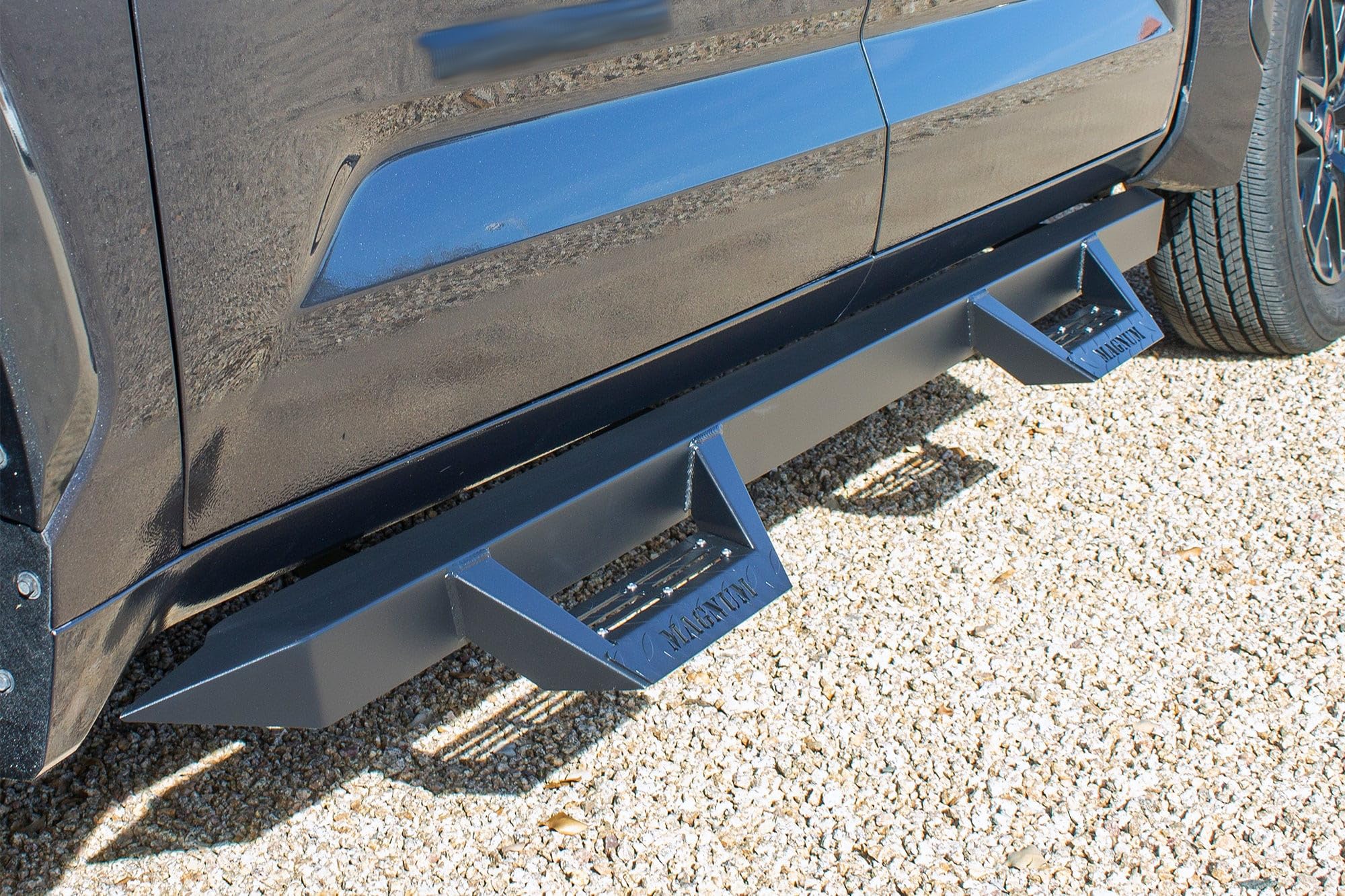 Compatible Magnum RT Drop Steps Running Boards Black with 2022-2026 Tundra CrewMax 4 Full Doors