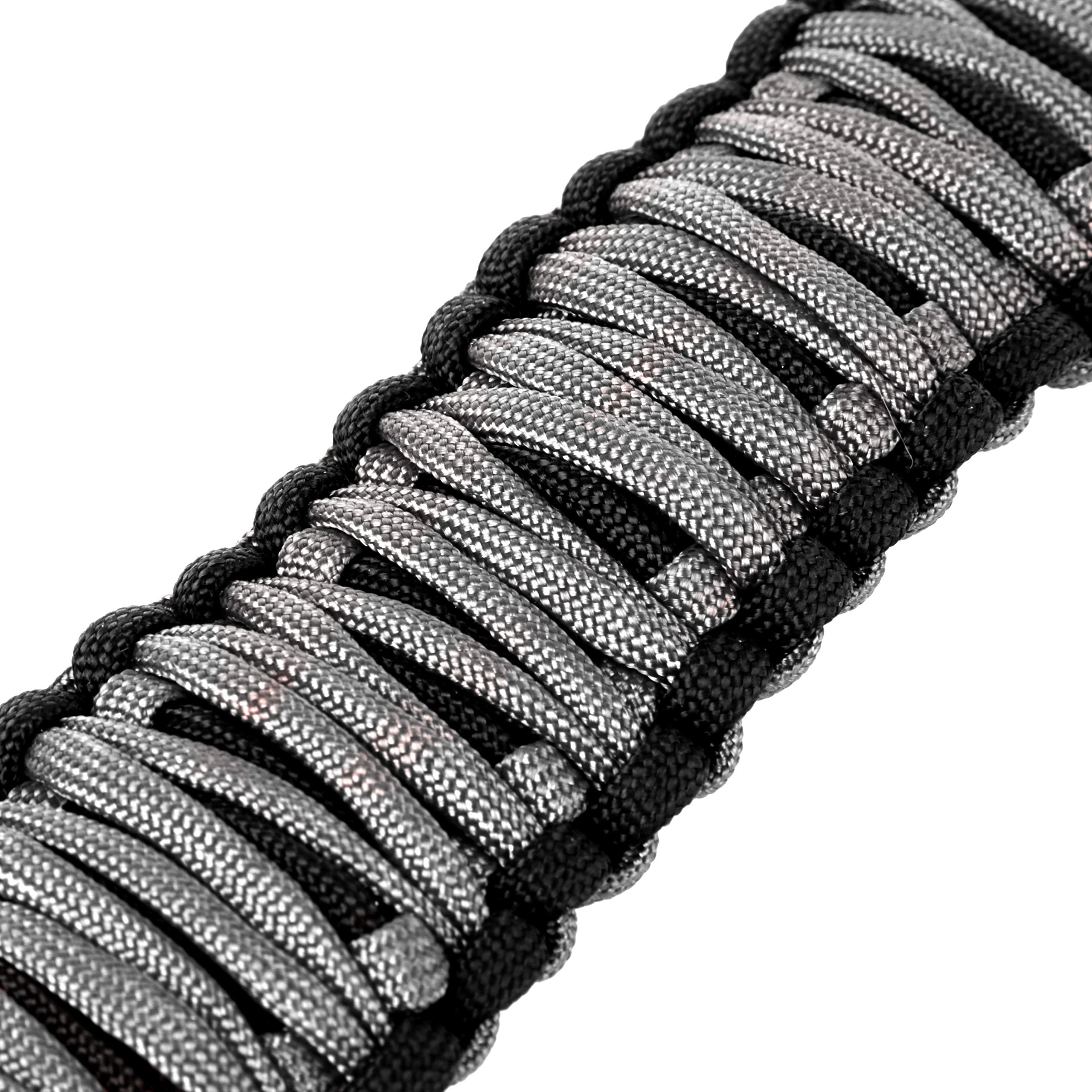 Rugged Ridge | Paracord Grab Handle, A-Pillar/Seat Mounted, Gray | 13305.83 | Fits 2007-2018 Jeep Wrangler JK