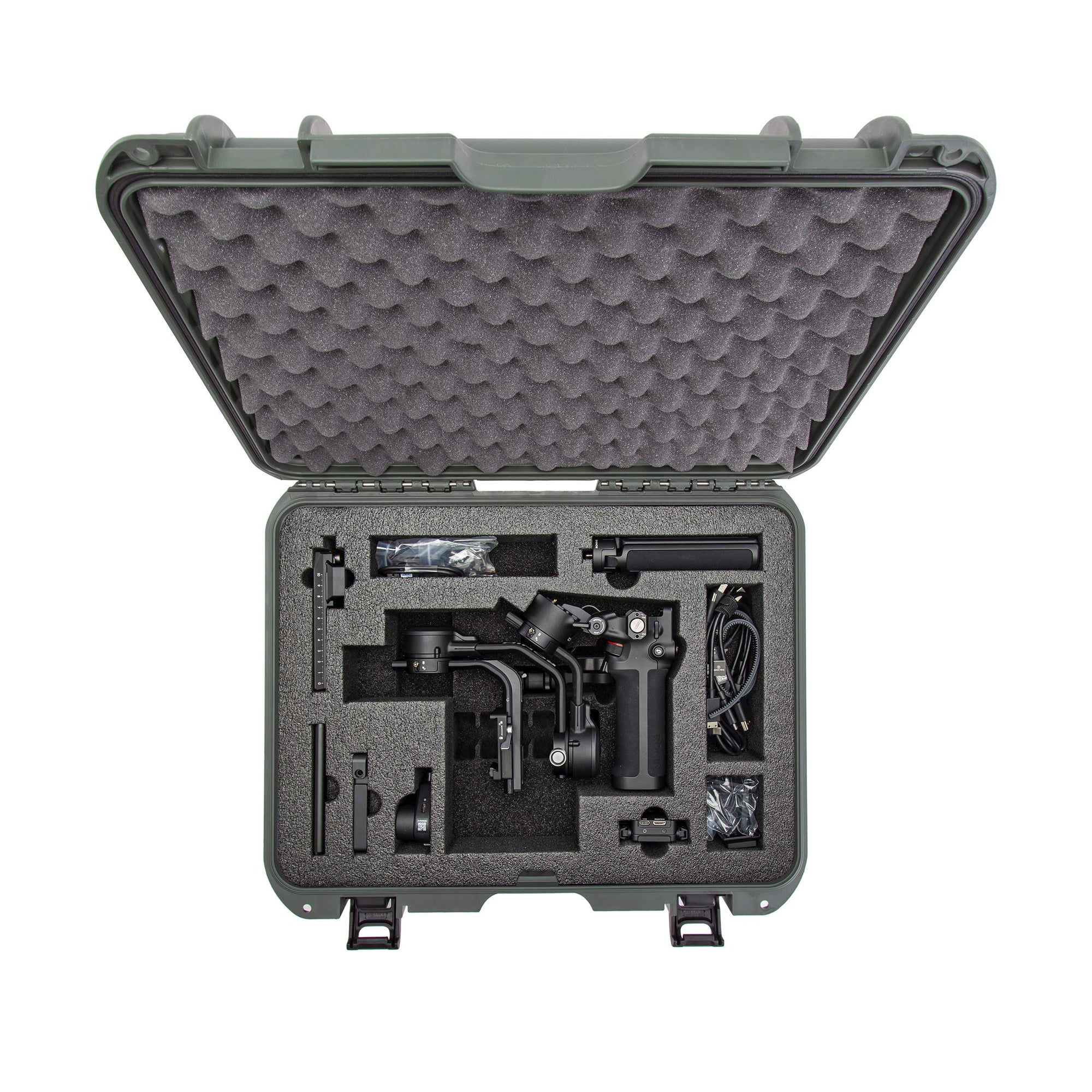 Nanuk Hard Case Waterproof with Foam Insert for DJI Ronin RSC 2 and Pro Combo Version - Olive