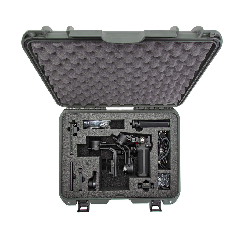 Nanuk Hard Case Waterproof with Foam Insert for DJI Ronin RSC 2 and Pro Combo Version - Olive