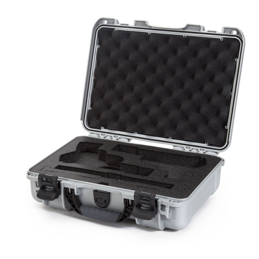 2UP Nanuk 910 Waterproof Classic Pistol Hard Case - Silver