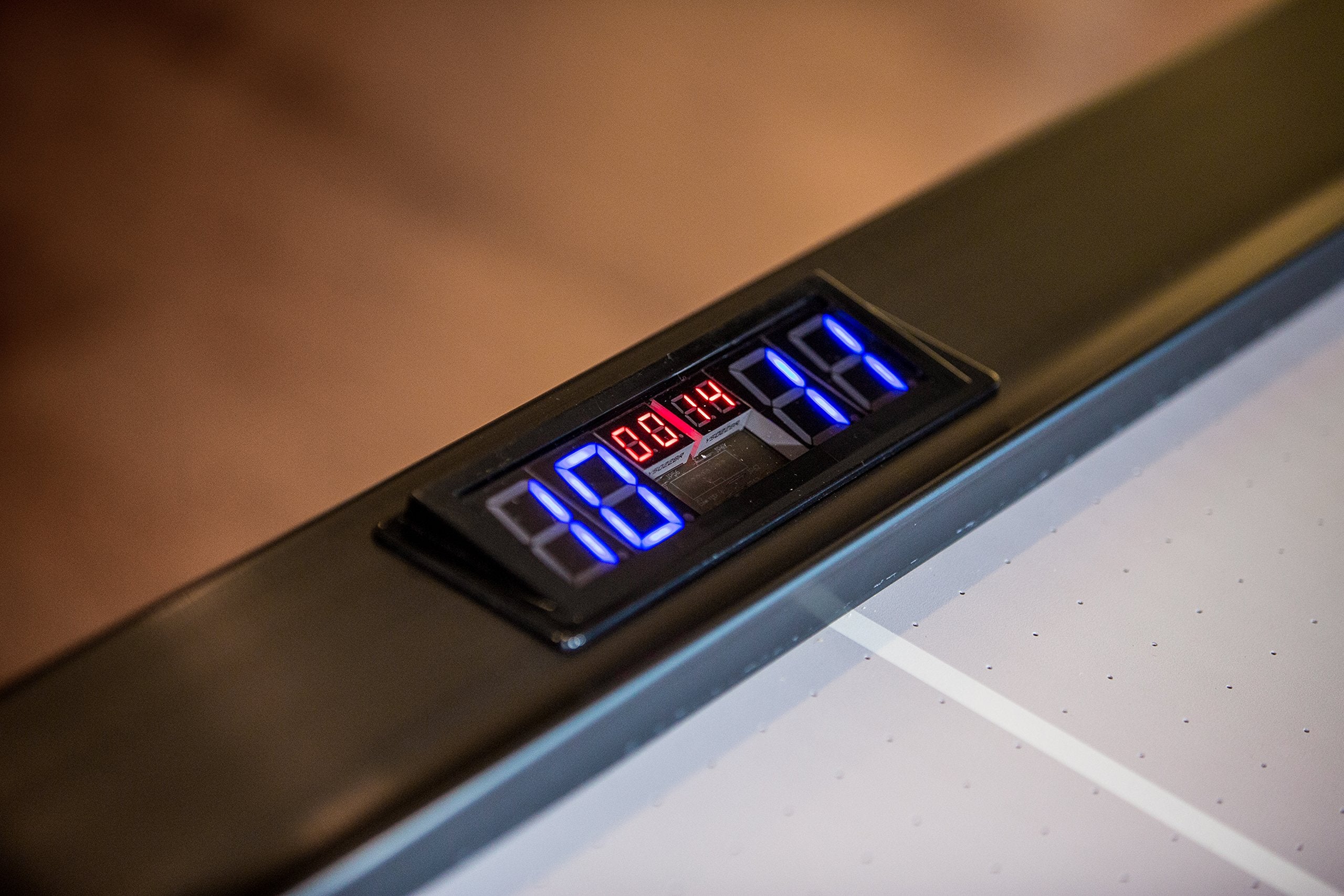 Atomic 8' AH800 Air Hockey Table with High Powered Blower with Advanced Air-Flow System and LED Scoring