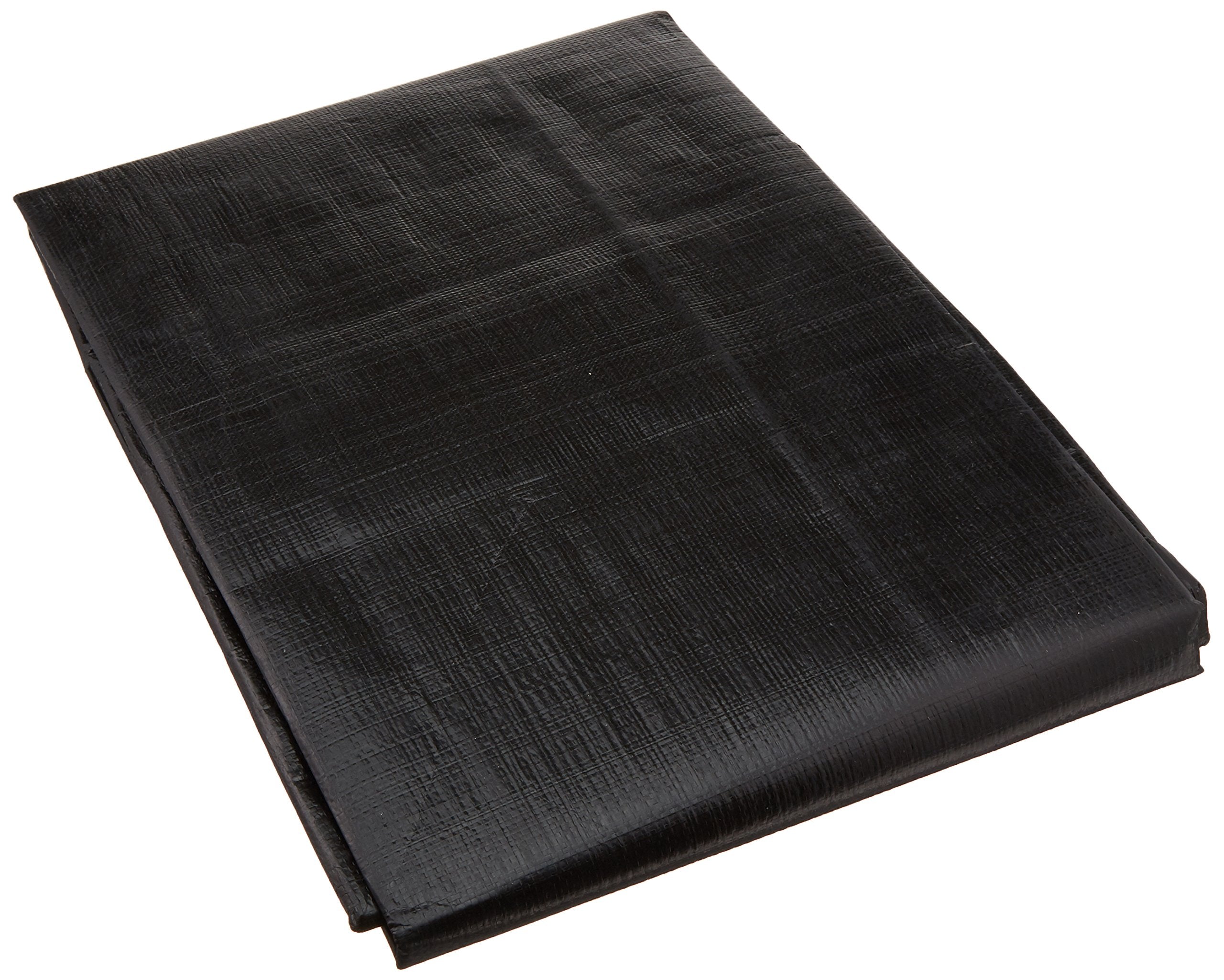 Black Erickson Industrial Grade Truck/Trailer Poly Tarp, 6' x 8', 1 Pack