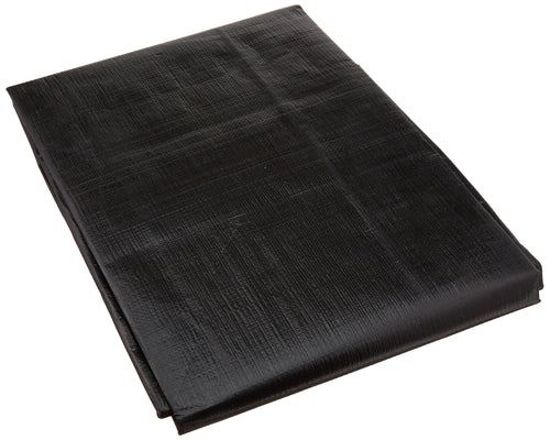 Black Erickson Industrial Grade Truck/Trailer Poly Tarp, 6' x 8', 1 Pack