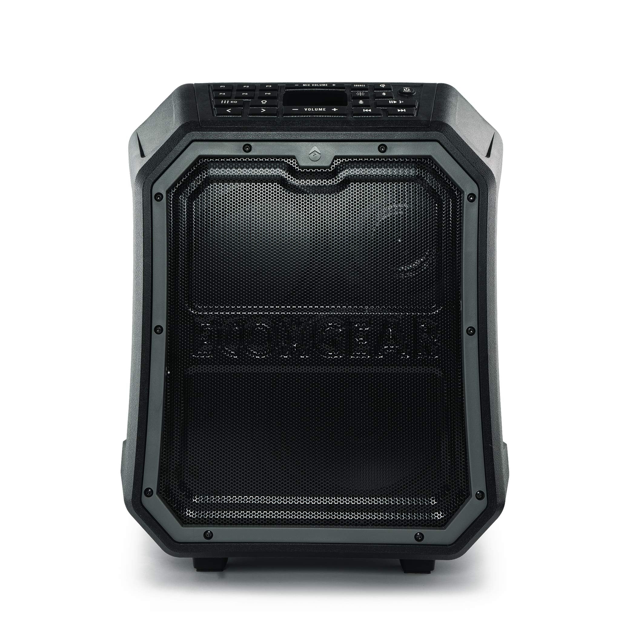 EcoBoulder MAX ECOXGEAR Rugged Waterproof Floating Portable Bluetooth Wireless 120-Watt Smart Speaker with Party Lights