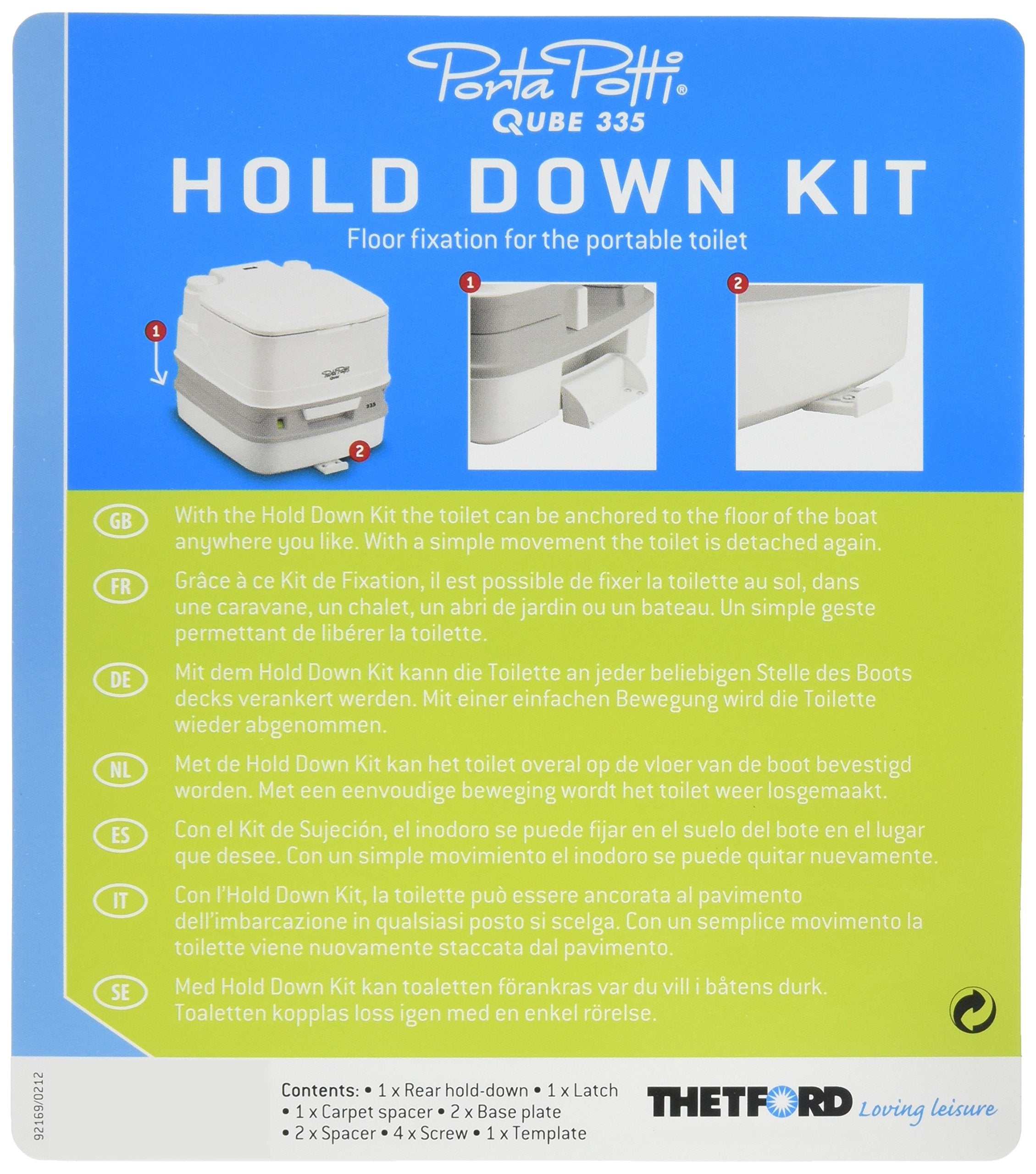 Hold-Down Kit Thetford for Porta Potti 260