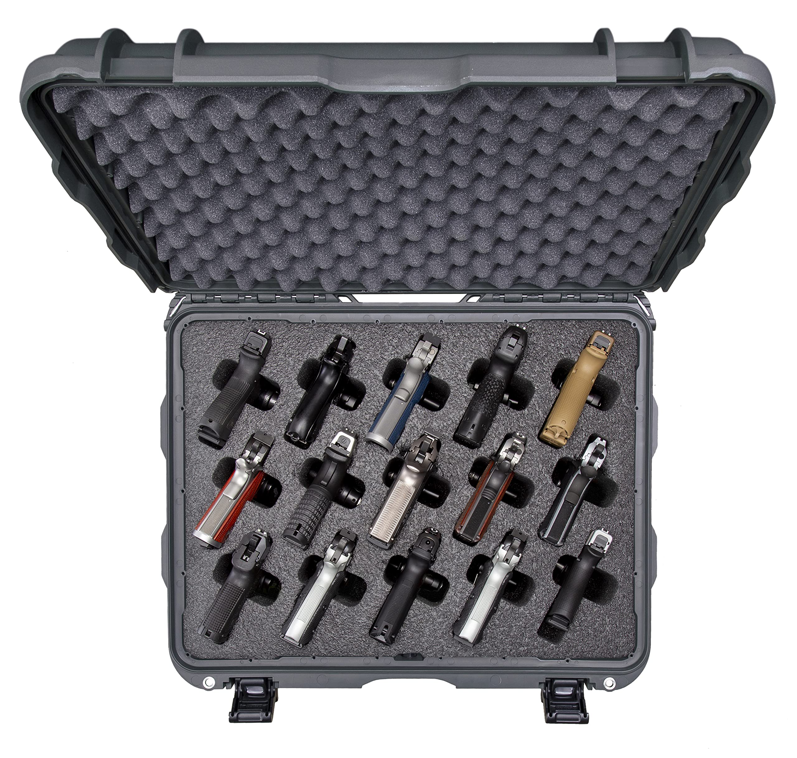 Gun/Pistol Nanuk 950 Waterproof Hard Case w/Foam Insert for 15UP - Graphite (950-15UP7)